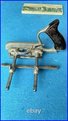 Vintage Stanley No. 50 Plow Plane withFull Set of Cutters Made in England Nice