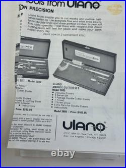 Vintage ULANO MAXI-TOOL 3600 Swiss Drafting Stencil Film Screen Cutter Set READ Vintage ULANO MAXI-TOOL 3600 Swiss Drafting Stencil Film Screen Cutter Set READ