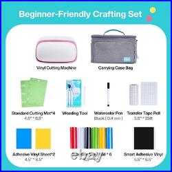 Vinyl Cutter Machine Creator Bundle with Carrying Case, 4.5 Tools & Essent