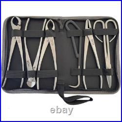 Vouiu 6-Piece Bonsai Tool Set, Concave Cutter, Knob Cutter, Jin Pliers, Wire Cutter