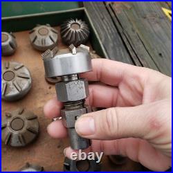 Vtg Antique Black & Decker Valve Seat Tool Tooling Set Cutter Grinder Kit Engine