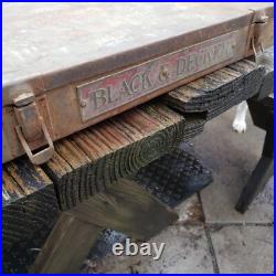 Vtg Antique Black & Decker Valve Seat Tool Tooling Set Cutter Grinder Kit Engine