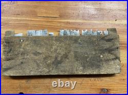 Vtg Stanley No 45/55 Cutter Set Of Fifteen (15) Notched, Unmarked, ORIG BOX, VGC