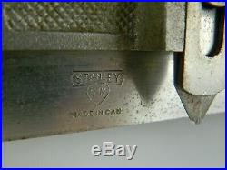 Vtg Stanley Sweetheart No. 45 Combination Plow Plane Complete with Set of Cutters