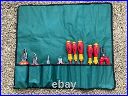 WIHA High Voltage Tool set and Pouch Cutters Strippers Lineman Screws Drivers
