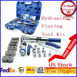 WK-400 Universal Hydraulic Flaring Tool Set Copper Pipe Line Kit + Cutter