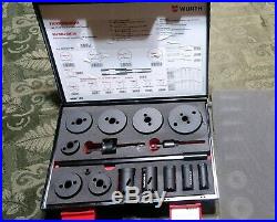 WURTH TOOL ORSY 100 HSS Hole Saw 16pc 0964632901 CUTTER GERMANY 3/4 to 3 KIT SET