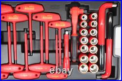 Wiha 32800 80 Pc Insulated Tool Set, Sae, Rolling Tool Case Brand New Sealed BOX Wiha 32800 80 Pc Insulated Tool Set, Sae, Rolling Tool Case Brand New Sealed BOX