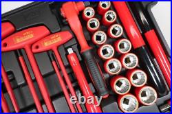 Wiha 32800 80 Pc Insulated Tool Set, Sae, Rolling Tool Case Brand New Sealed BOX Wiha 32800 80 Pc Insulated Tool Set, Sae, Rolling Tool Case Brand New Sealed BOX