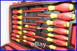Wiha 32800 Insulated Tool Set with Screwdrivers, Cutters, Pliers, Sockets NEW