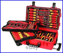 Wiha 32800 Insulated Tool Set with Screwdrivers, Cutters, Pliers, and Sockets
