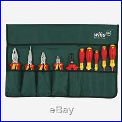 Wiha 32868 10 Piece Insulated Pliers/Cutters/Drivers Pouch Set