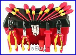 Wiha 32878 Insulated Tool Set with Pliers, Cutters, Slotted & Phillips Screwdriver