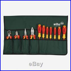 Wiha 32888 11 Piece Insulated Pliers/Cutters/Drivers Pouch Set