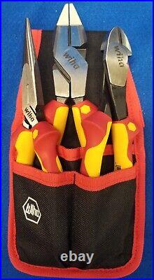 Wiha 32990 17 Piece Insulated Pliers-Cutters and Pop-Up Bit Set