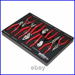 Wiha 34682 8 Piece Classic Grip Pliers and Cutters Tray Set