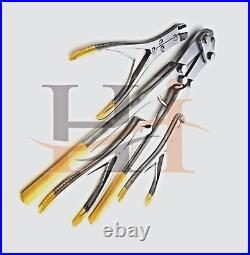 Wire Cutter 4 Pcs TC Pin Cutter Set of Orthopedic Instrument, Stainless Steel