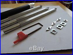 Wood Turning Carbide cutter Tools Stainless Steel Set with aluminum handle