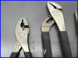 (k) VINTAGE CRAFTSMAN WF 5PC PLIERS SET ARC JOINT CUTTER READ DESC VGC USA